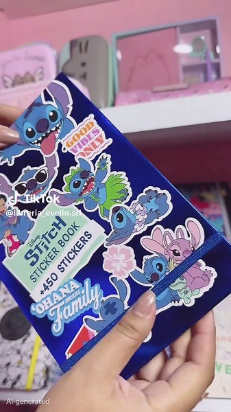 Si amas a Stitch, NECESITAS este libro de stickers 🩵 #stitch #sticker #disney #stitchfan #bolivia