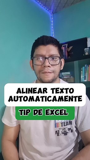 Alinear texto automáticamente a la derecha en Excel