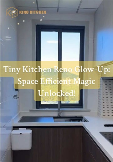 Tiny Kitchen Reno Glow-Up: Space Efficient Magic Unlocked! 😍✨ Small kitchen struggles in 2026? Watch this house transformation turn a cramped corner into a bright, super-functional dream with space efficient kitchen design! Hook: Quick chaos-to-calm split-screen → smooth zoom on pull-out drawers & corner magic → fast cuts to tall cabinets swallowing everything hidden fridge reveal → fun text “No space? No problem – we just made it disappear!” Advantages Space efficient kitchen design – tall cab