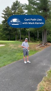 Cart path lies with Mark Kerwin - sometimes you can see it differently 👀 | Rocky Crest Golf Resort