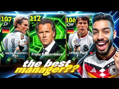 I BOUGHT F. BECKENBAUER MANAGER 89 LONG BALL COUNTER ⚡️ IS HE WORTH IT ?
