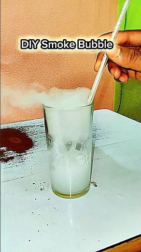 How to Make Amazing DIY Smoke Bubbles at Home! 🏠💨#shorts #science