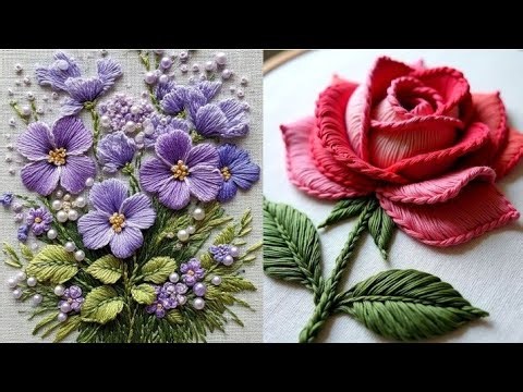 Top 50 Hand Embroidery Designs 2025 | Beautiful & Easy Embroidery Patterns for Beginners