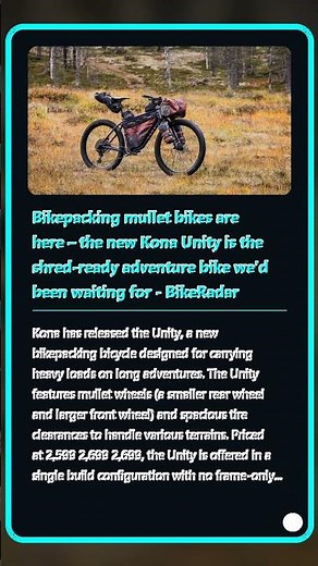 Bikepacking Mullet Bikes: Kona Unity Review & Adventure Tips!