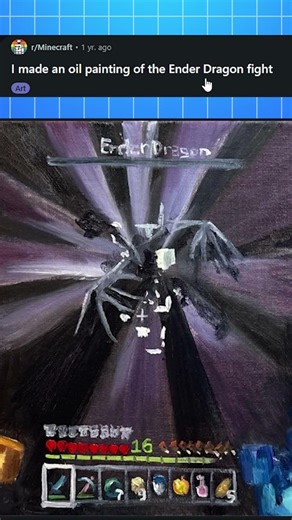 Minecraft Oil Painting