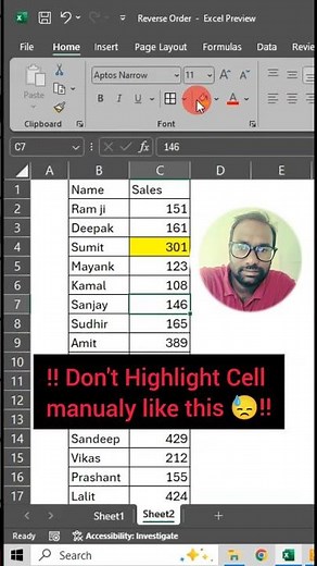 Repeat Last Action in Excel | F4 Shortcut Key Explained