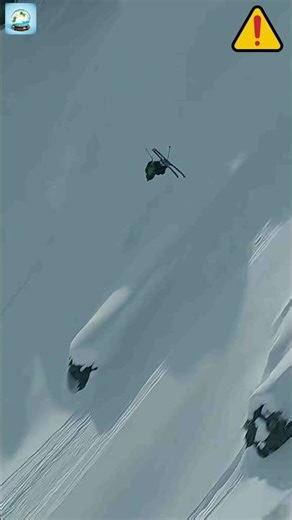 THE FLIP THAT ALMOST KILLED HIM 💀 #nature #extremeweather #extremesports #skiing #gonewrong #horror