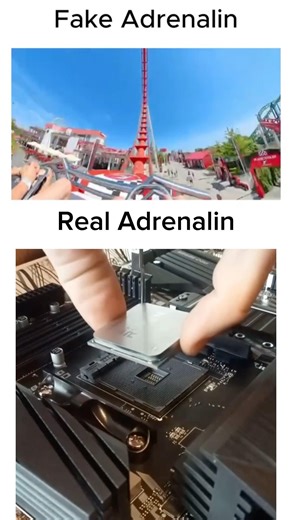 Install the first cpu a lot of adrenaline #pcbuild #pcgaming #pc #cpu #pcbuild