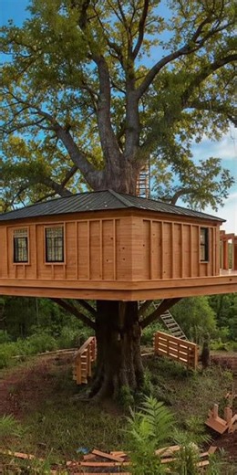 Luxury Treehouse in a Flash – Timelapse Build!