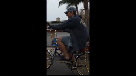 Blind people ride bikes? #shorts