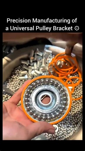 Engineering Gadgets on Instagram: "Precision Manufacturing of a Universal Pulley Bracket ⚙️ This video highlights the step-by-step manufacturing process of a universal pulley bracket, a critical component widely used in machinery, construction systems, and lifting applications. It showcases how skilled craftsmanship and mechanical accuracy come together to produce a durable and reliable hardware part. 📌 In this video, you’ll see: 🔹 Material Selection: Choosing the appropriate metal to ensure o