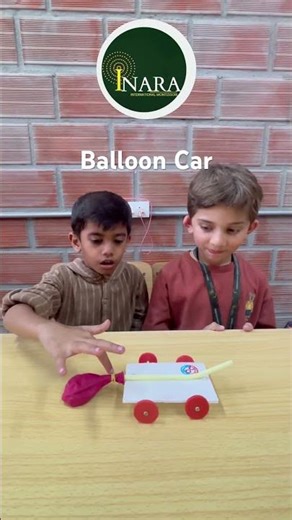 Balloon Car Model | STEM Physics Project by Students 🎈🚗