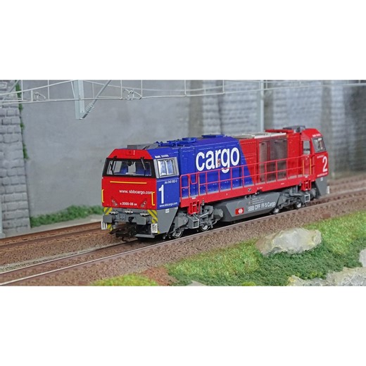 Trix 22881 Vossloh G 2000 BB diesel locomotive, SBB, digital sound