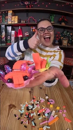 Let's Build A LEGO Creator Axolotl! 🎀 With Becky! #legoshorts #lego #creatorset #axolotl #3in1