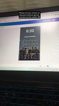 Create a Class Schedule Wallpaper w/ Me | #shorts #canvatutorial