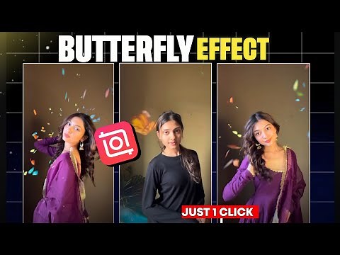 "Butterfly Effect Video Editing in InShot video Editor | Smooth & Easy Tutorial!"
