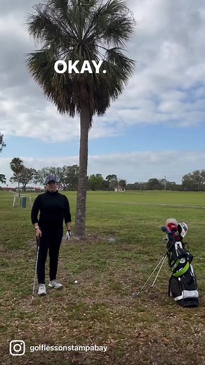 Tree Problems - Part 1: Choosing the right shot into the green #golf #golftips #tampa #golflessonsonline