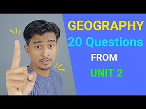 Geography Grade 12 Unit 2