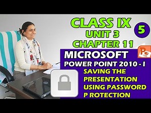 Microsoft PowerPoint - 5 Video Lecture | Computer Science for Grade 9