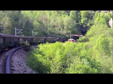 Riding the Flåm Railway in Norway