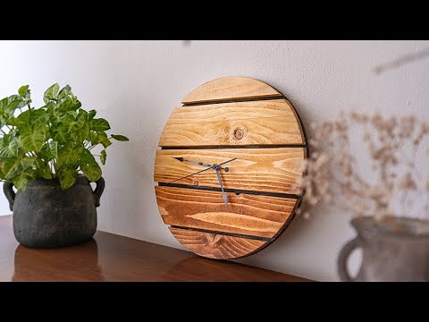 How to Make a Wood Clock from Pallets