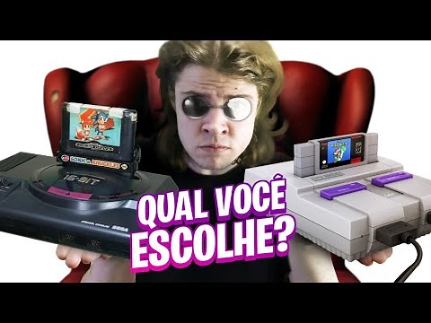 QUAL VERSÃO É A MELHOR? SUPER NINTENDO VS MEGADRIVE