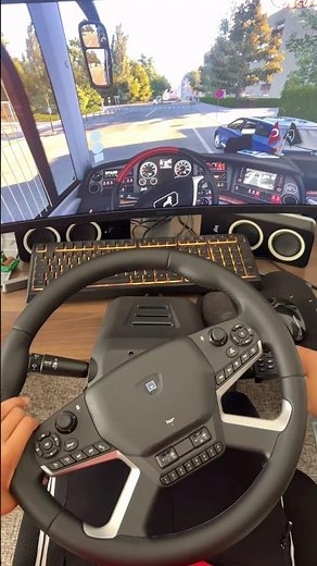 Euro Truck Simulator Realistic Driving with HORI Force Feedback Wheel #eurotruck #ets2