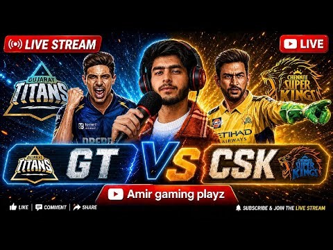 CSK vs GT Live Match 🔴 | Real Cricket 24 | Full Gameplay + Commentary