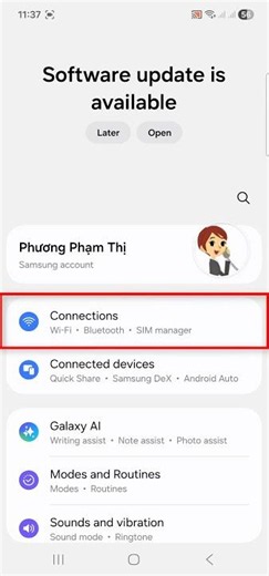 How to turn on Bluetooth on Samsung phone #smartphone #viral #shorts