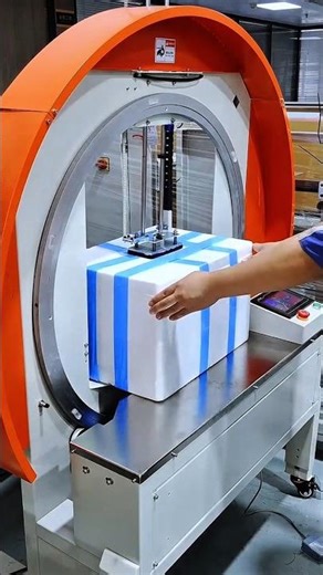 This wrapping machine looks like from the future