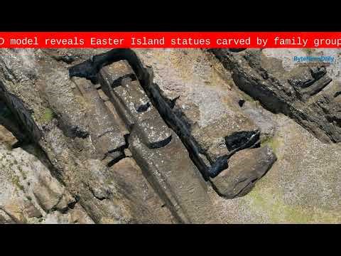 3D model reveals Easter Island statues carved by family groups - Byte News Daily