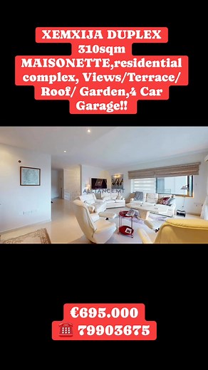 XEMXIJA DUPLEX 310sqm MAISONETTE,residential complex, Views/Terrace/Roof/ Garden,4 Car Garage ! | Ycnan Aqua | Facebook
