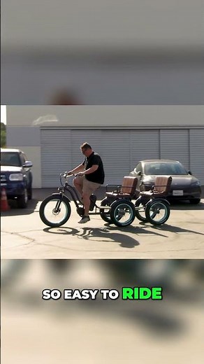 Effortless Rides: Pedal Assist E-Bike Adventures with Kids #shorts