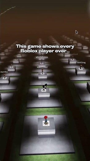 EVERY ROBLOX PLAYER IS IN THIS GAME..😳 #roblox #fypシ #blowup