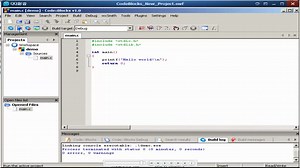 在Code::Blocks下编写和运行程序的方法