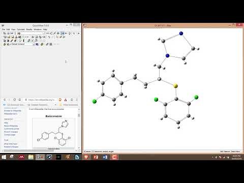 Gaussian: The Molecular Optimization and Frequency Calculation