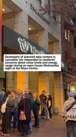 Developers of planned data centers in Lancaster city responded to residents’ concerns about noise levels and energy usage during an open house Wednesday night at the Ware Center, but some attendees remained skeptical about the projects. | LNP LancasterOnline