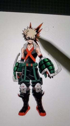 Bakugou Fan Art: Cupcake Inspiration