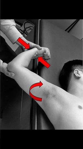 Biceps Load Test II #shoulderpain #meded #physiotherapy #athletictraining