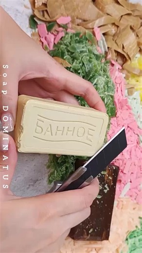 Satisfying Soap Cutting ASMR: Relaxing Sounds & Visuals