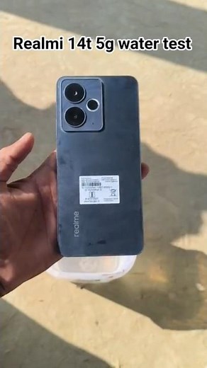 realmi 14t 5g water test 😮😮||| realmi 14t 5g phone review #realmicameratest