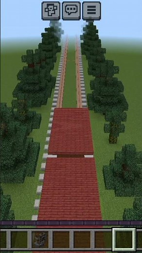 coba bikin kereta api minecraft menggunakan mhafy