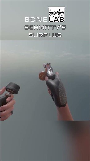 Bonelab Weapon Mod Showcase #shorts - Basilisk (Schmitty's Surplus)