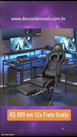 Cadeira Gamer Python Fly Deluxe Ergonômico 150º