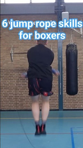 Boxing Jump rope Skills | 6 Different steps #boxing #jumprope