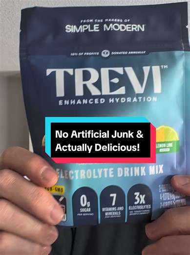 Multiple delicious flavors (lemonade, berry, citrus – all hit different), packed with vitamins & minerals, no artificial dyes or flavors, and they actually taste like real fruit drinks instead of chemical nonsense. Mix one packet in water and boom – better hydration, no sugar crash. Perfect for workouts or just staying refreshed all day. Clean ingredients great taste = win. Which flavor are you trying first? #TreviElectrolytes #CleanHydration #NoArtificial #ElectrolytePack #HydrationHack