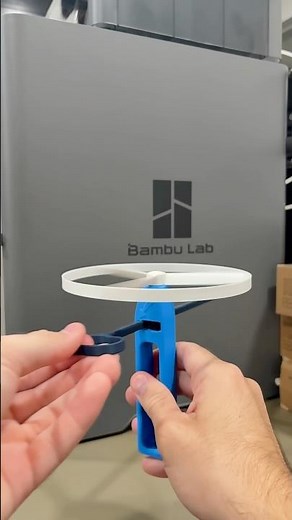 3D Printed Rack & Pinion Propeller Launcher Actually Flies! 🚁⚙️