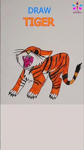 Draw Tiger 🐅