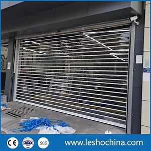 [Hot Item] Clear Polycarbonate Electric Transparent Roller Shutter