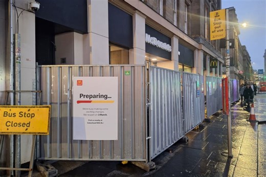 Newcastle shoppers left confused by McDonalds closure signage